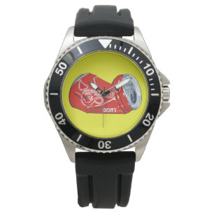 Mikitiez red capricorn cola pop star watch
