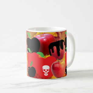 Mikitiez red skull toxic apple vegan summer coffee mug