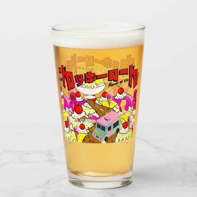 Mikitiez rockyroad icecream manga summer banger glass (Front Filled)