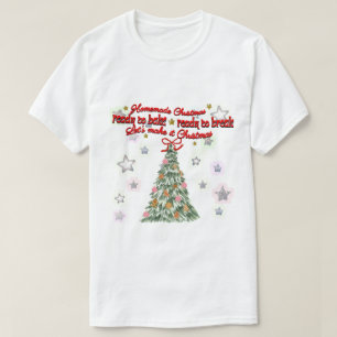 Mikitiez rustic chirstmas vintage cozy farmhouse T-Shirt