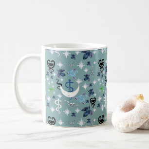 Mikitiez snake snakeperson wizard witch magic coffee mug