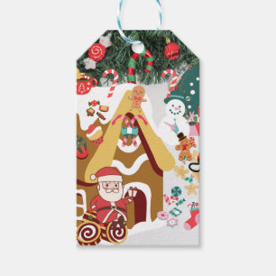 Mikitiez snowman vintage whitechristmas elf gift tags