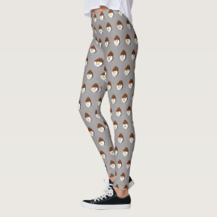 Mikitiez snowman winterwonderland pixleart leggings