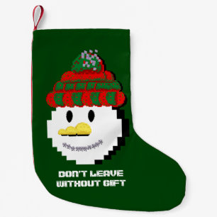 Mikitiez snowman winterwonderland pixleart small christmas stocking