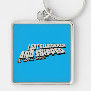 Mikitiez space dolly skull burger chips frenchfrie key ring