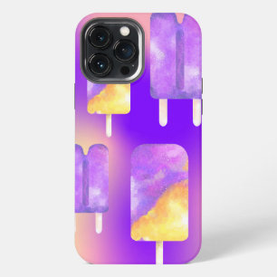 Mikitiez summer rainbow purple gold popsicle iPhone 13 pro max case