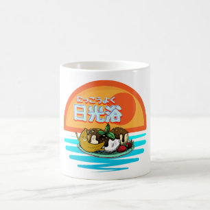 Mikitiez suntan sunbath brown summer windsurf coffee mug