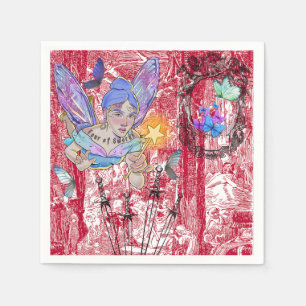Mikitiez tarot fairy tale wish angle gypsy dream napkin