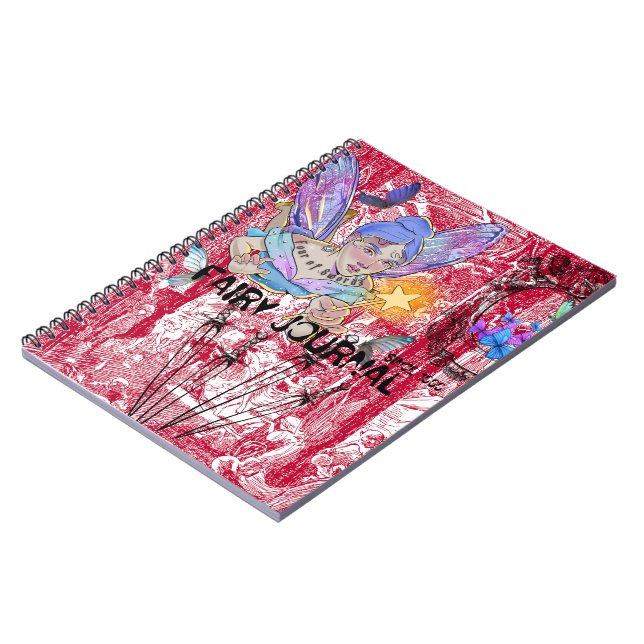 Mikitiez tarot fairy tale wish angle gypsy dream  notebook (Left Side)