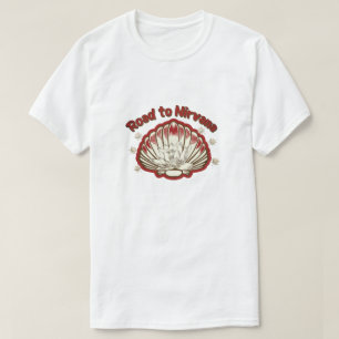 Mikitiez Thailand lotus spring yoga white T-Shirt