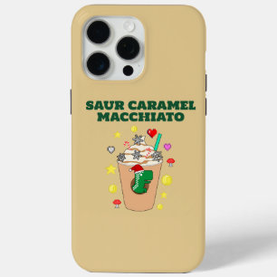 Mikitiez Trex dinosaur icedcoffee caramel xmas iPhone 15 Pro Max Case