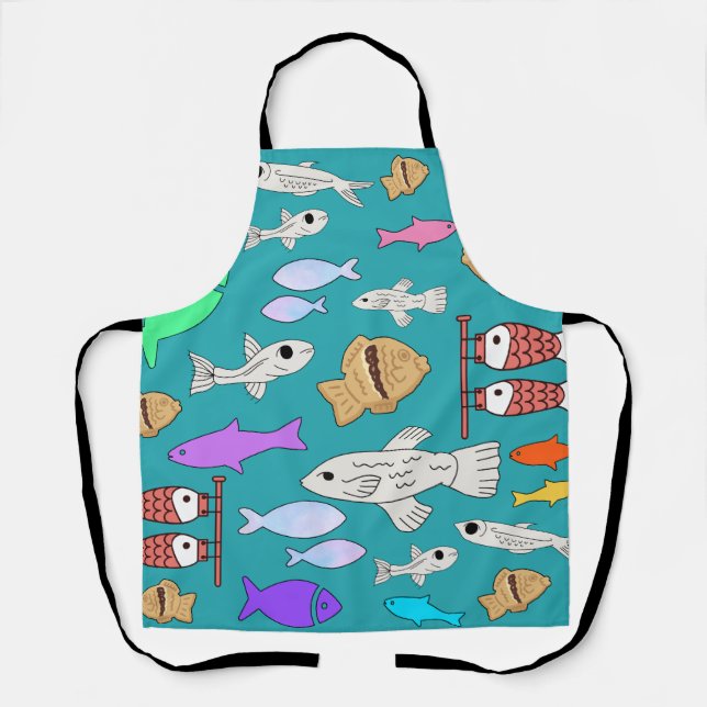 Mikitiez venus mermaid fishing summer  apron (Front)