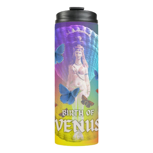 Mikitiez venus ocean butterfies love olympus thermal tumbler (Front)