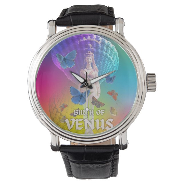 Mikitiez venus ocean butterfies love olympus watch (Front)