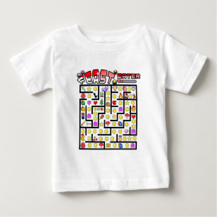 Mikitiez video gamer pixel classic christmas quote baby T-Shirt