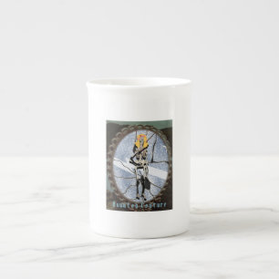 Mikitiez vintage halloween spooky vibes bone china mug