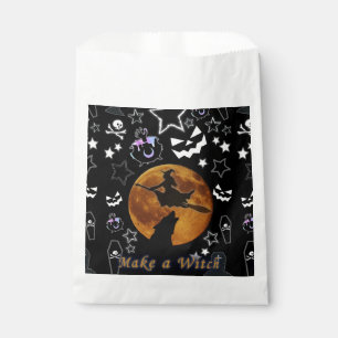 Mikitiez witch wizard halloween fullmoon favour bag
