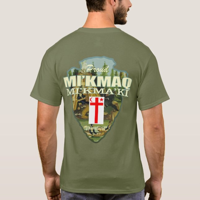 Mi'kmaq (arrowhead) T-Shirt (Back)
