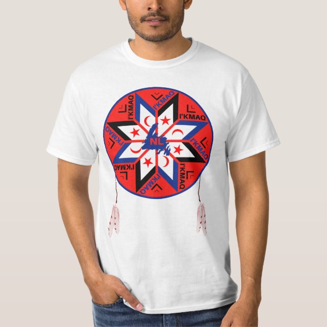 Mi'kmaq Tripartite Symbol T-Shirt (Front)