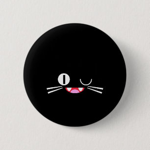Miko Kuta Neko Cat Cosplay Glitch Video Game Techs 6 Cm Round Badge