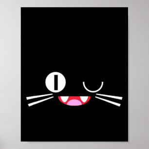 Miko Kuta Neko Cat Cosplay Glitch Video Game Techs Poster