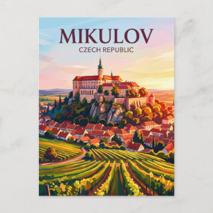 Mikulov Czech Republic Postcard