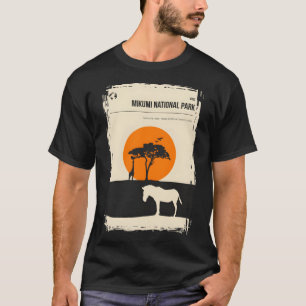 Mikumi Tanzania National Park vintage minimal trav T-Shirt