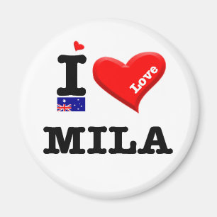 MILA - I Love Magnet