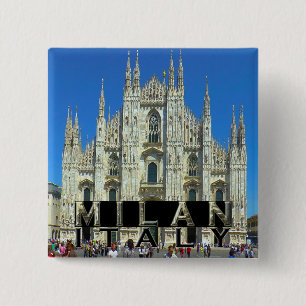 Milan 15 Cm Square Badge