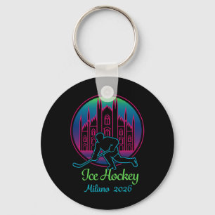 Milan 2026 Ice Hockey Winter 2026 And Duomo Di Mil Key Ring