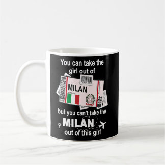 Milan Boarding Pass  Milan Girl  Milan  Coffee Mug