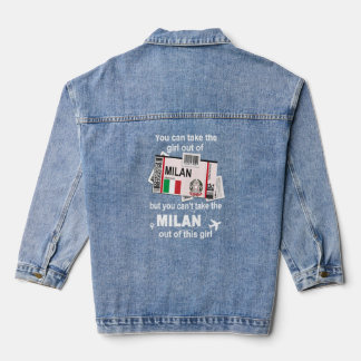 Milan Boarding Pass  Milan Girl  Milan  Denim Jacket