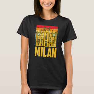 Milan Cathedral From Italy Dom De Milan T-Shirt