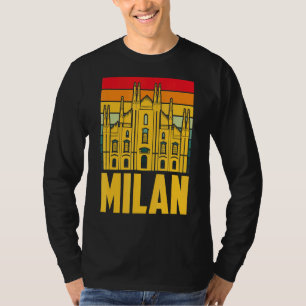 Milan Cathedral From Italy Dom De Milan T-Shirt