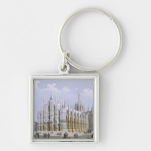 Milan Cathedral from 'Views of Milan and its Envir Key Ring