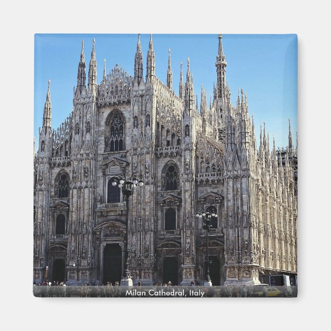 Milan Cathedral, Italy Magnet (Front)