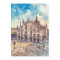 Milan Cathedral Italy Watercolor Postcard