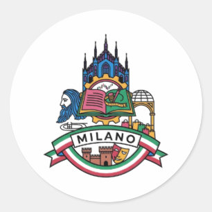 MILAN CLASSIC ROUND STICKER