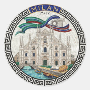 MILAN CLASSIC ROUND STICKER