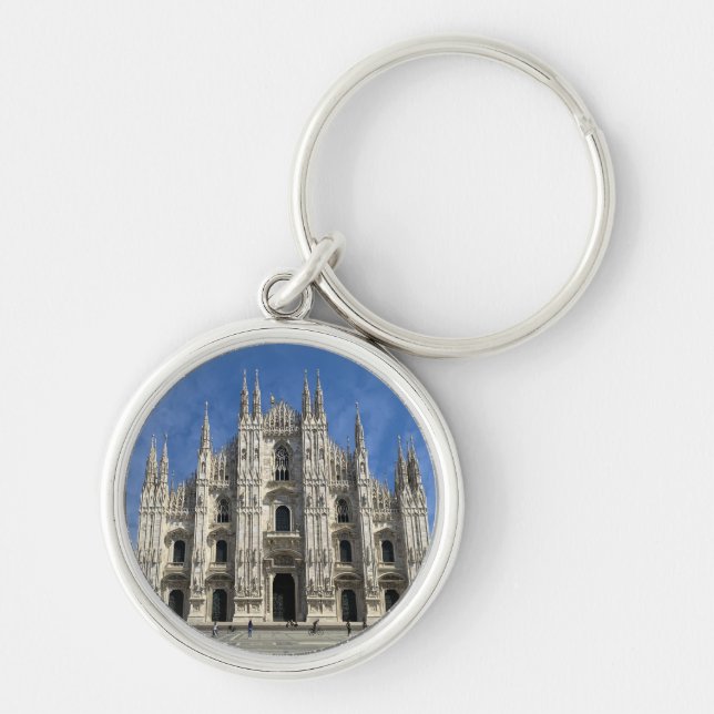 Milan Duomo Cathedral - Italy Key Ring (Front)