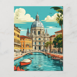 Milan Duomo Cathedral modern travel Postcard