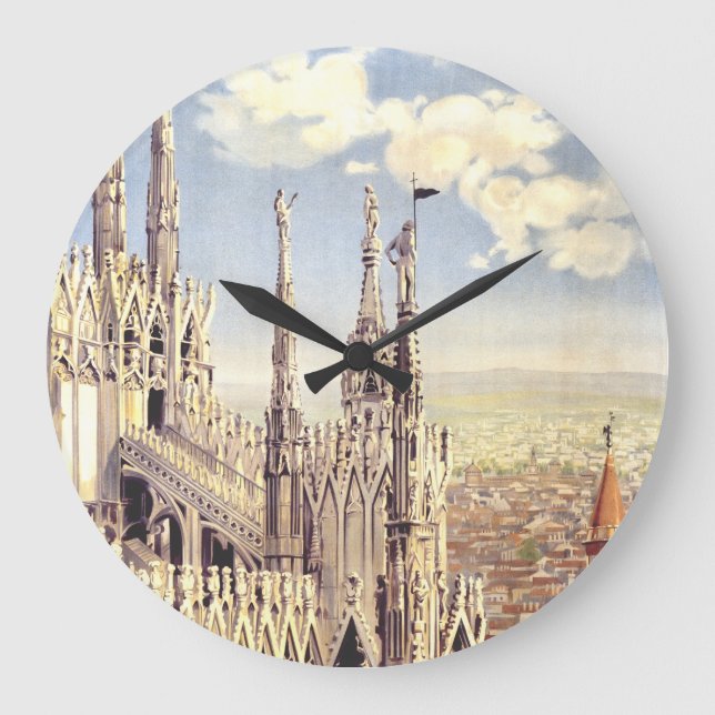 Milan Duomo Cathedral Nativity of Saint Mary Large Clock (Front)