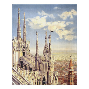 Milan Duomo Cathedral Nativity of Saint Mary Poster