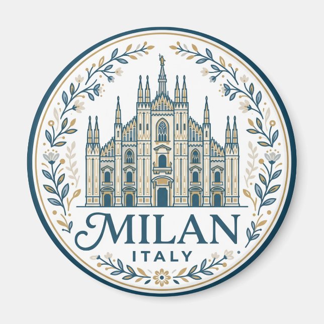 Milan Duomo Italy Magnet (Front)