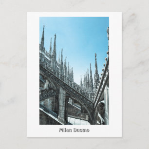Milan Duomo Roof Postcard