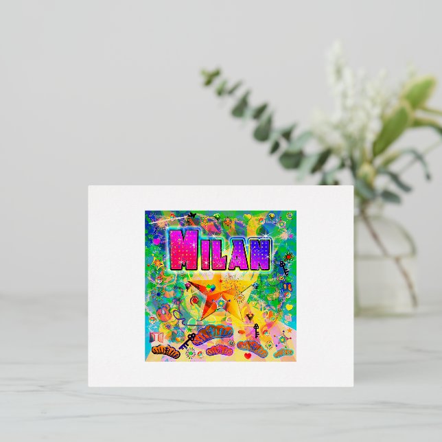 Milan Epoch Hour Postcard (Standing Front)