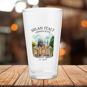 Milan Italy Design – Lombardia Skyline  Glass