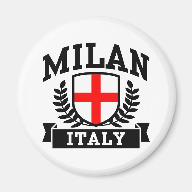 Milan Italy Magnet (Front)