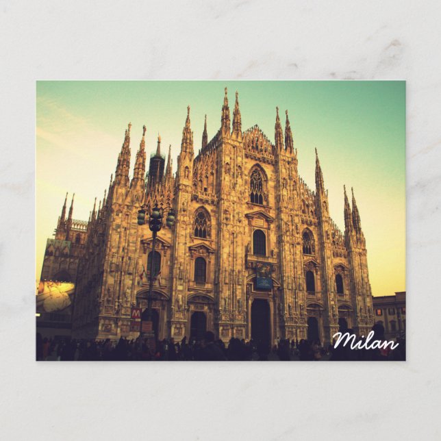 Milan, Italy Postcard (Front)