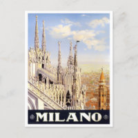 Milan Italy vintage travel